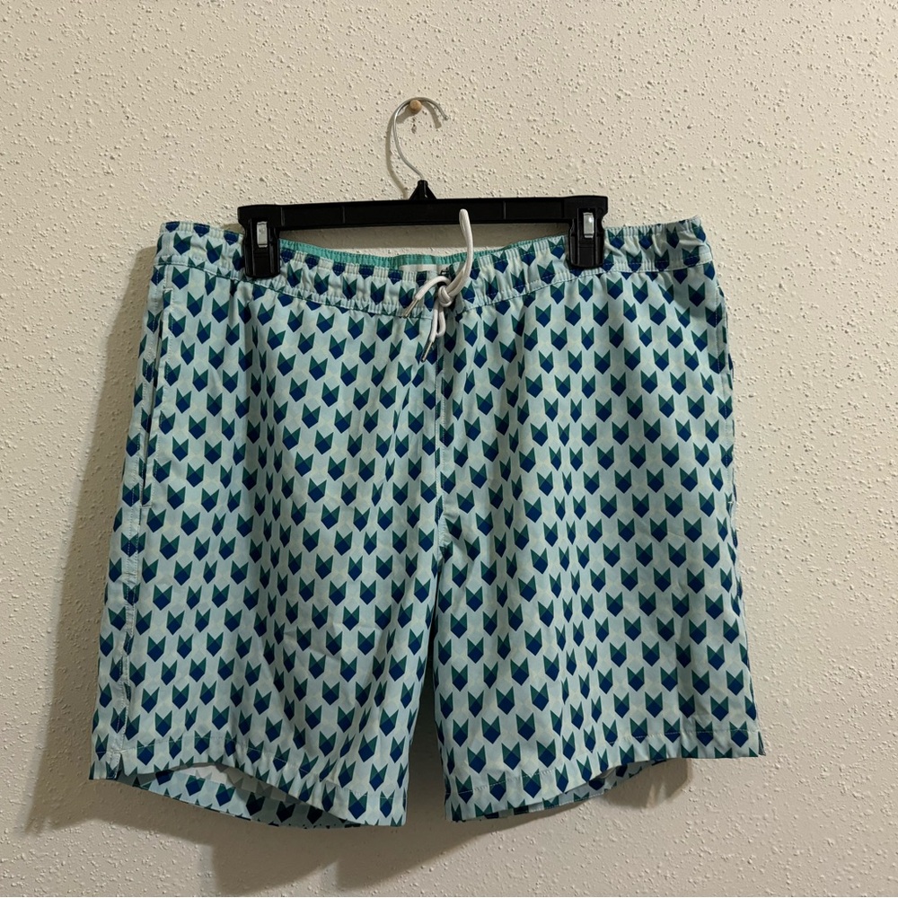 Bonobos Chevron Blue Swim Trunks - size L